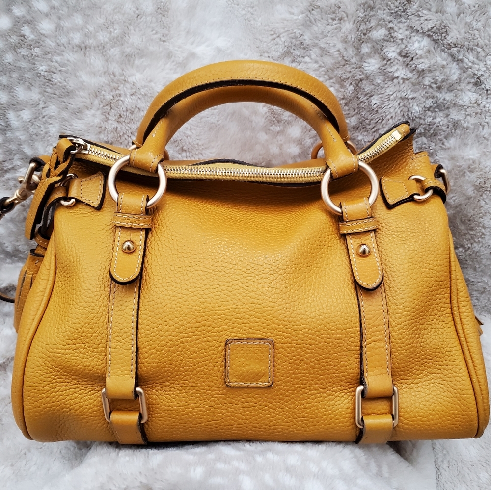 Dooney and Bourke Yellow Small Satchel